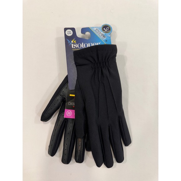 isotoner Accessories - Isotoner smartDRI smartTouch Gloves Women S/M‎ Black Thinsulate